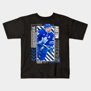 Auston Matthews Paper Poster Version 10 Kids T-Shirt